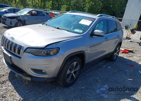 2019 Jeep Cherokee Limited 4X4 z USA, uszkodzony, nr VIN 1C4PJMDX3KD141084